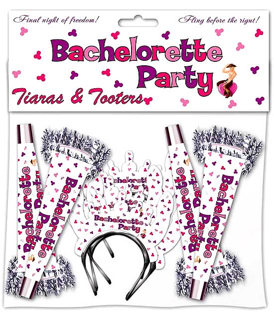 Bachelorette Party Supplies Bachelorette Party Tiaras & Tooter Horns