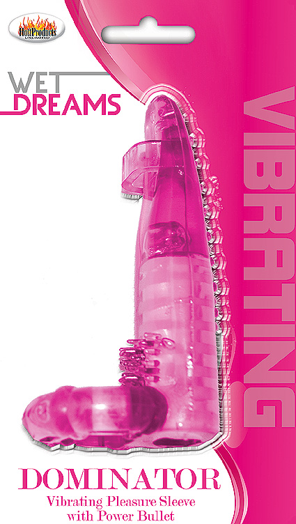 Bachelorette Party Dominator Vibe Pleasure Sleeve Wet Dreams Vibrator