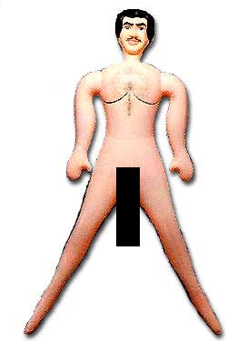 Bachelorette Party Supplies - Inflatable John Blow Up Doll with Penis