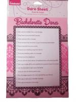 Bachelorette Party Dare List Sheet Game - LGBT Bachelorette Discount Favors
