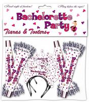 Cheap Bachelorette Party Horns & Tiaras Pack
