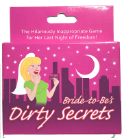 Bride to Be Dirty Little Secrets Bachelorette Party Game Cards