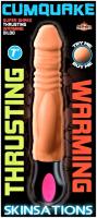 CumQuake Skinsations Thrusting Warming Dildo