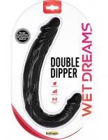 Black Double Dipper Rechargeable Vibe by Hott Products Wet Dreams