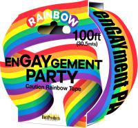 EnGayGement  Party Caution Rainbow Tape