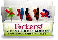 F*ckers! Sex Position Candles - 5pk