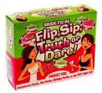 Flip Sip Truth or Dare Bachelorette Party Game by Ball & Chain