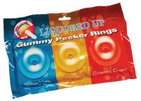 Liquored Up Gummy Cock Rings Candy - Bachelorette Party