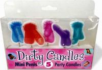 Mini Penis - Dirty Candles 5pk