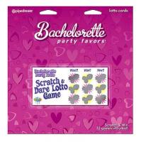 Bachelorette Party Dare Scratchers Lotto Game Cards  - Discount Bachelorette Party Supplies