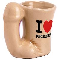 Mini Penis Ceramic Shot Glass - Bachelorette Party Glass Pecker Shot Glass
