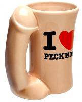 Full Sized Bachelorette Party Ceramic Pecker Coffee Mug