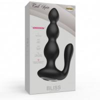Tail Spin Rechargeable Bliss Vibrator Hott Products HP3292 Black