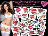Bachelorette Party NaughtyTemporary Tattoos