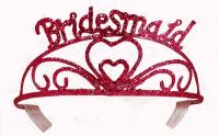 Pink Sparkle Bridesmaid Bachelorette Party Tiara