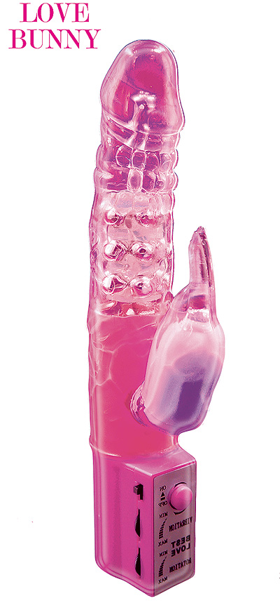 Love Bunny Wet Dreams Vibes Bachelor Party Bachelorette Party Bridal Shower LGBT  Vibrator Gift Massager Pink