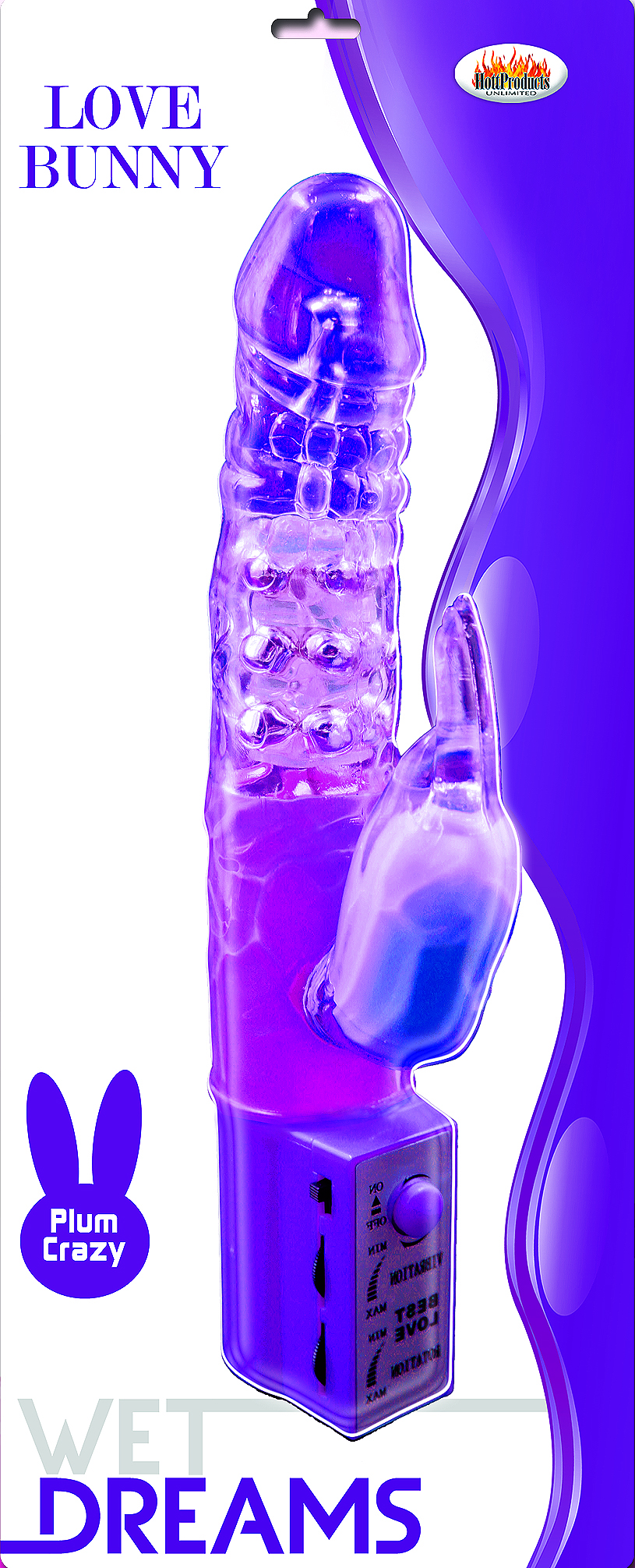 Bachelorette Party Love Bunny Wet Dreams Vibes Bachelor Party Bridal Shower  LGBT Vibrator Gift Massager Purple