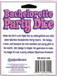 Bachelorette Dare Dice - Bachelorette Party Games & Ideas 