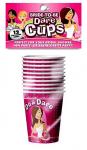 Pink Bride to Be LGBT Bachelorette Party Dare Cups - Bridal Shower Games
