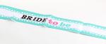 Bride to Blue Bachelorette Party Sash in Tiffany Blue color - LGBT Bachelorette & Bridal Showers