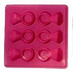 Pink Silicone Diamond Ring Ice Cube Mold - Diamond Ring Bachelorette Party Jello Shot Trays