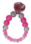 Clear Colored Diamond Bachelorette Stretch Necklace & Bracelet Pack