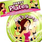 Bachelorette Party Let's Party Girls Night Out Plates