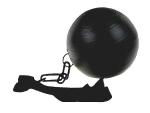 LGBT Cheap Bachelorette Party Supplies - Ball and Chain - Bachelor Party Favors