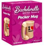 Pipedream Products Bachelorette Party Glass Penis Coffee Mug in box