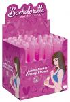 Display of Pipedream Products Pink Jumbo Bachelorette Party Pecker Straws