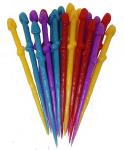 10 Pack Colored Pecker Bachelorette Party Picks 